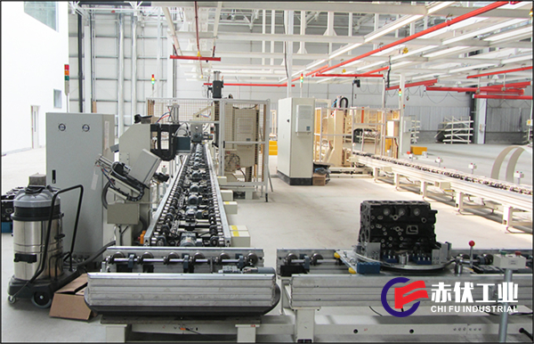 積放重型滾筒輸送線CF-019(圖1) 積放重型滾筒輸送線CF-019(圖1)